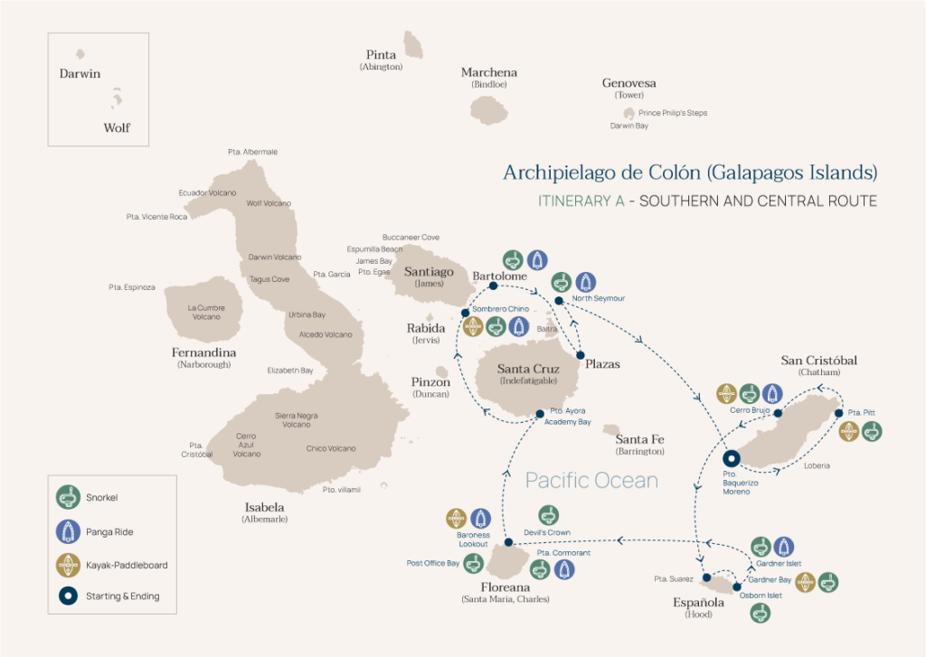 itinerary A Ecoventura